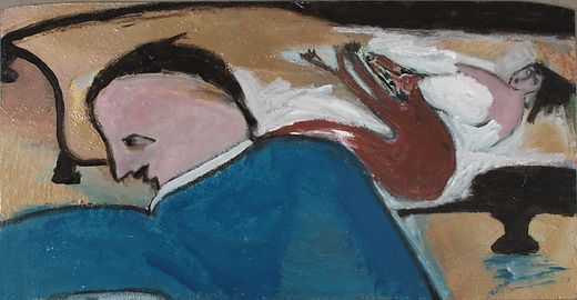 Lui distrugge ogni forma di ordine, dipinto del 2006